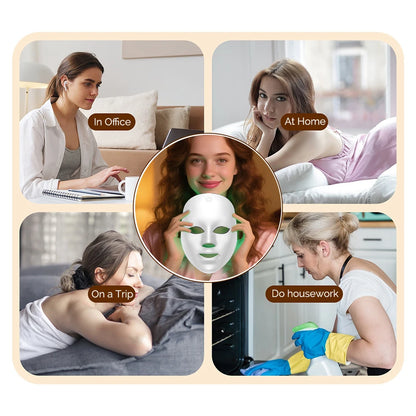 7-Color LED Light Therapy Mask