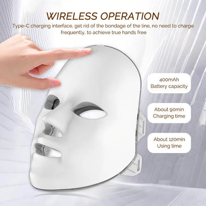 7-Color LED Light Therapy Mask
